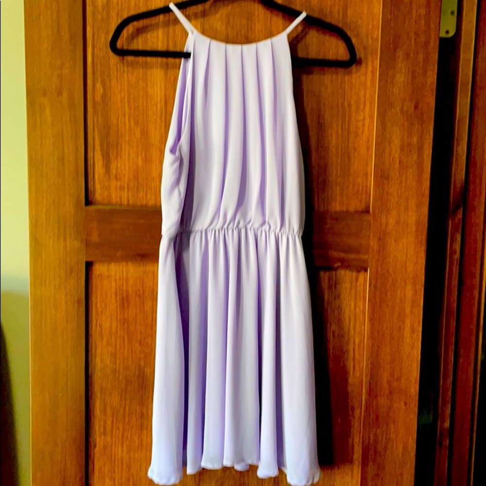 Lilac Mini Dress